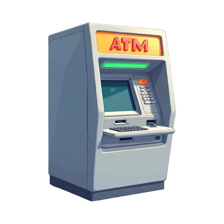 比特幣 ATM 機示意圖