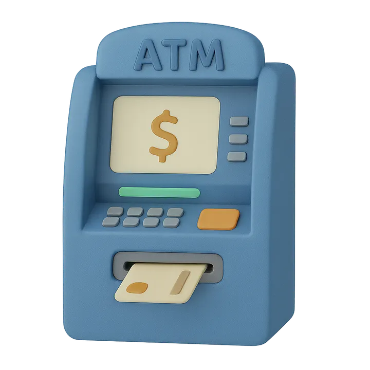 藍色卡通 ATM
